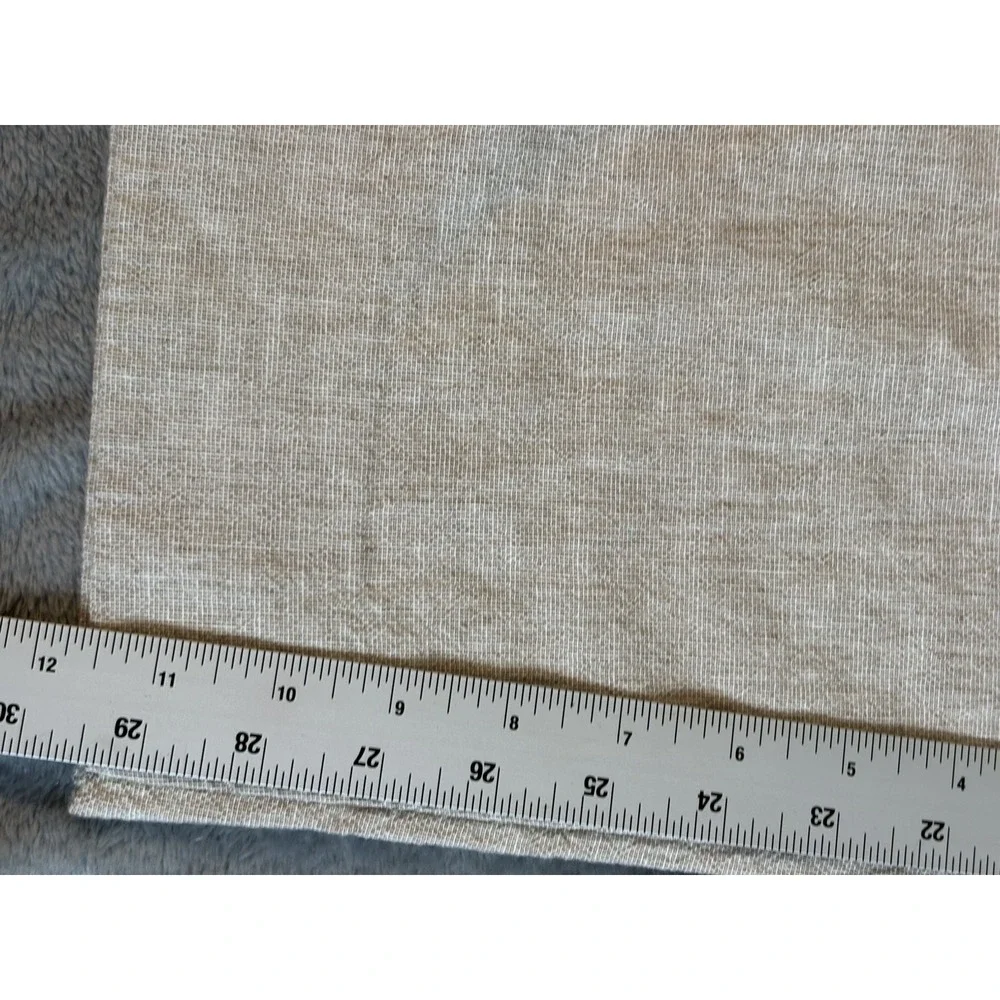 Abercrombie & Fitch Mens Linen Blend Loose Straight Pull On Pant XL Light Beige